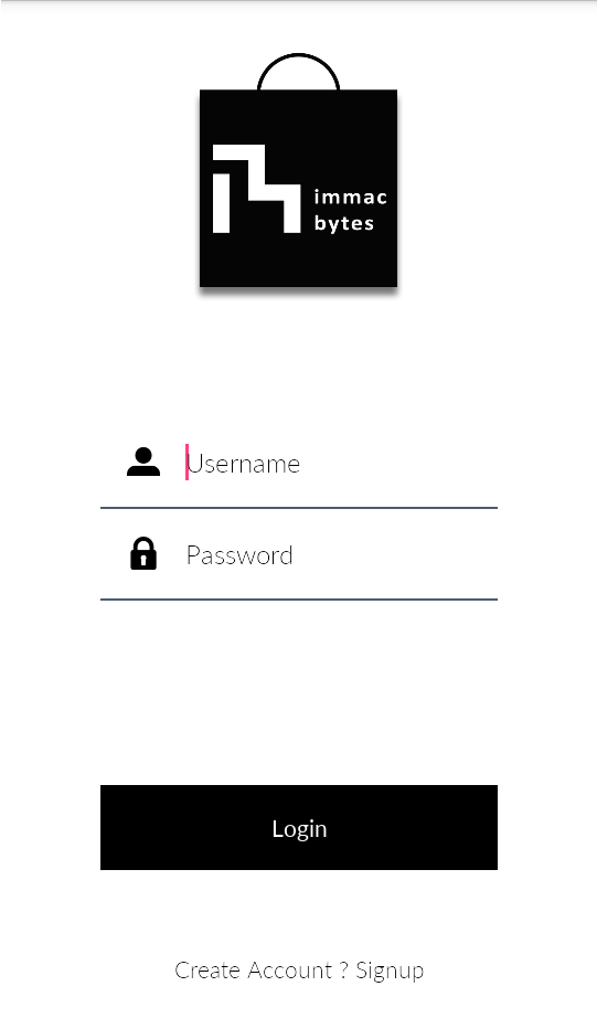free android login app design template