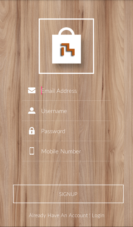 free android login app design template